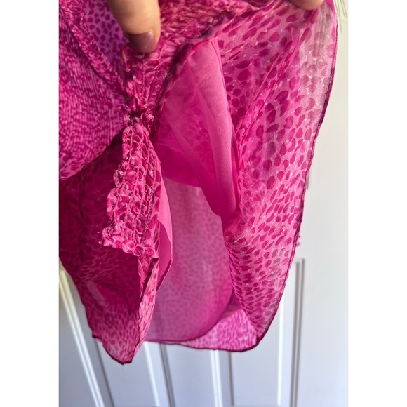 DVF Diane von Furstenberg Silk Layla Petal Dreams Pink Womens Top Size 0 - Picture 6 of 11